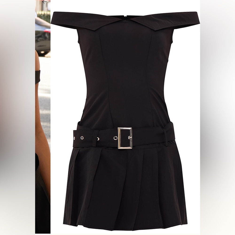 Black Off-Shoulder Dress
